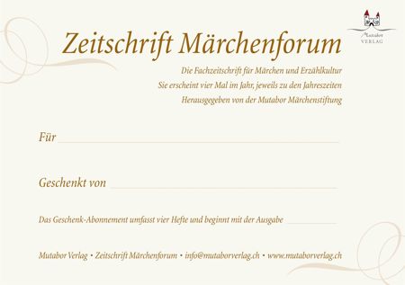 Geschenk-Abonnement